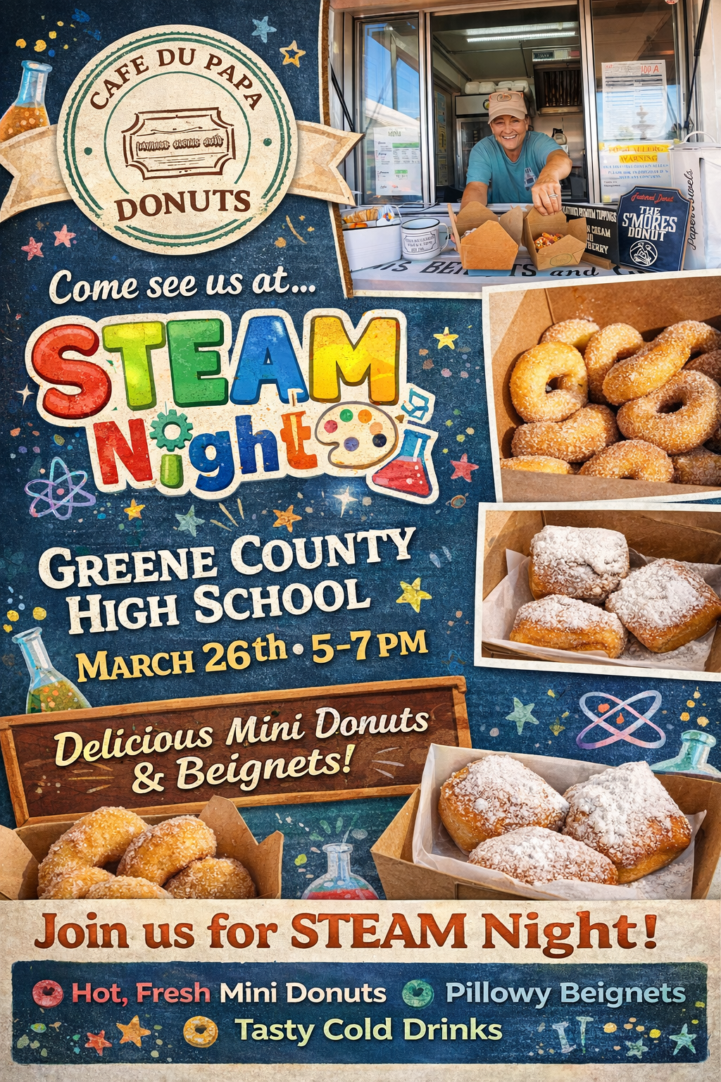 Café du Papa at the Greene County STEAM Expo