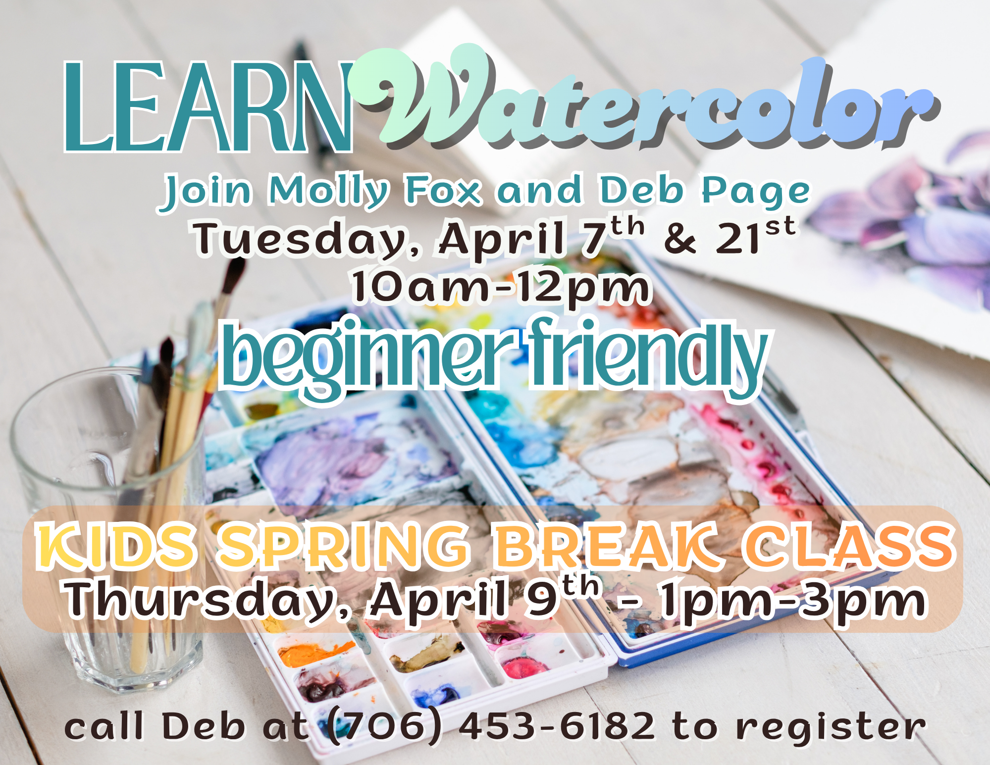 Beginner Friendly Watercolor Class 