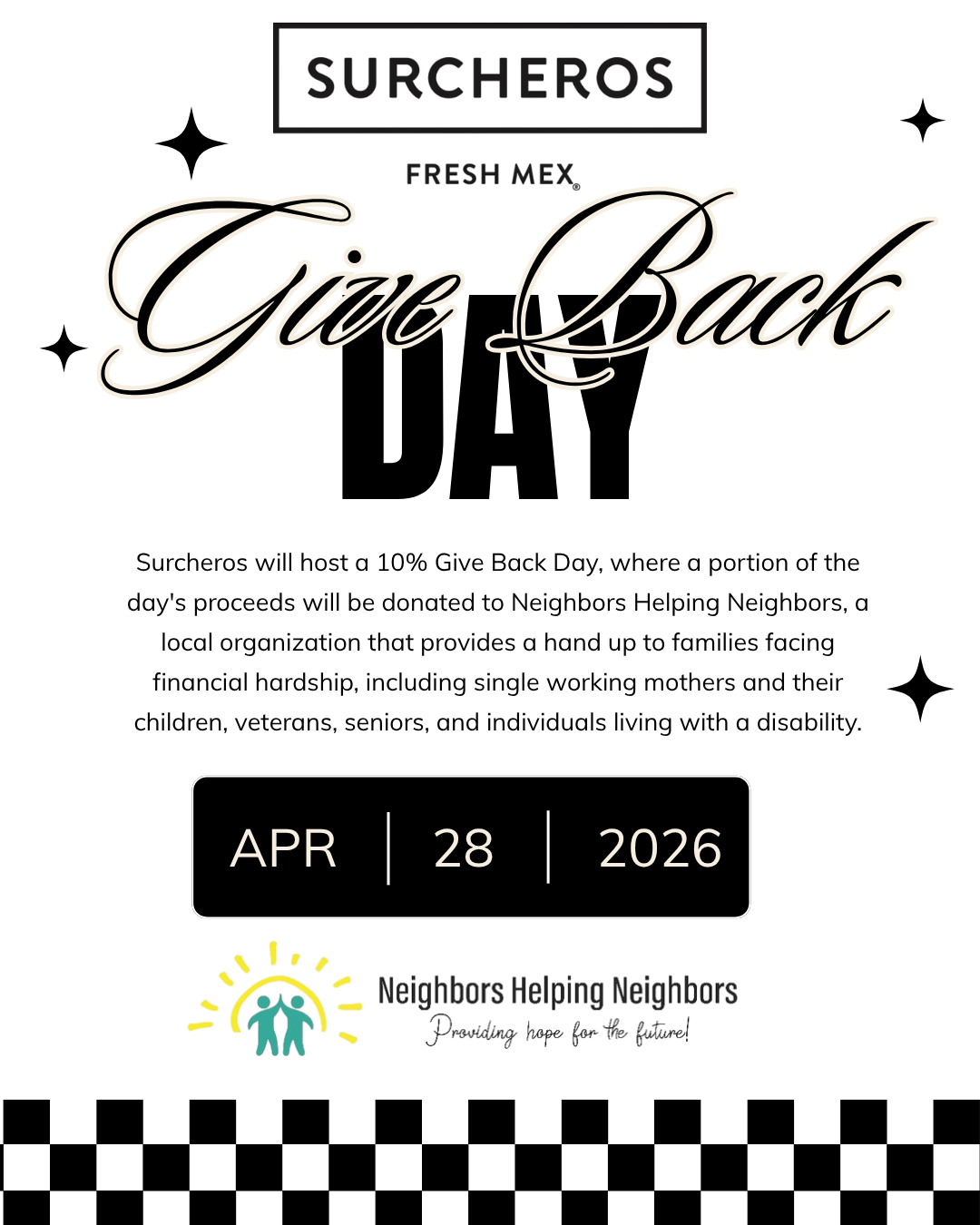 Surcheros Give Back Day with Neighbors Helping Neighbors