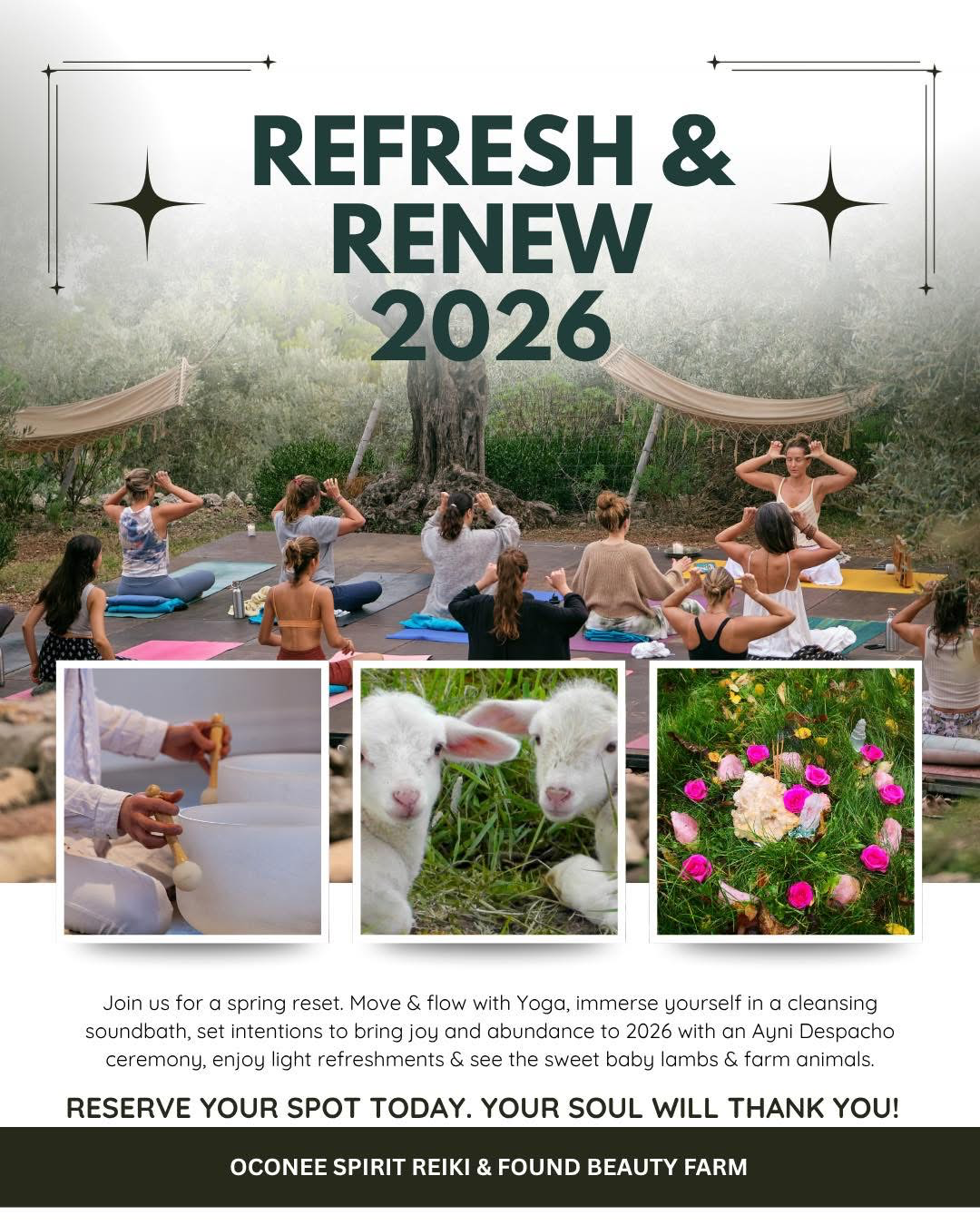 Refresh & Renew 2026 - Found Beauty Farm Retreat