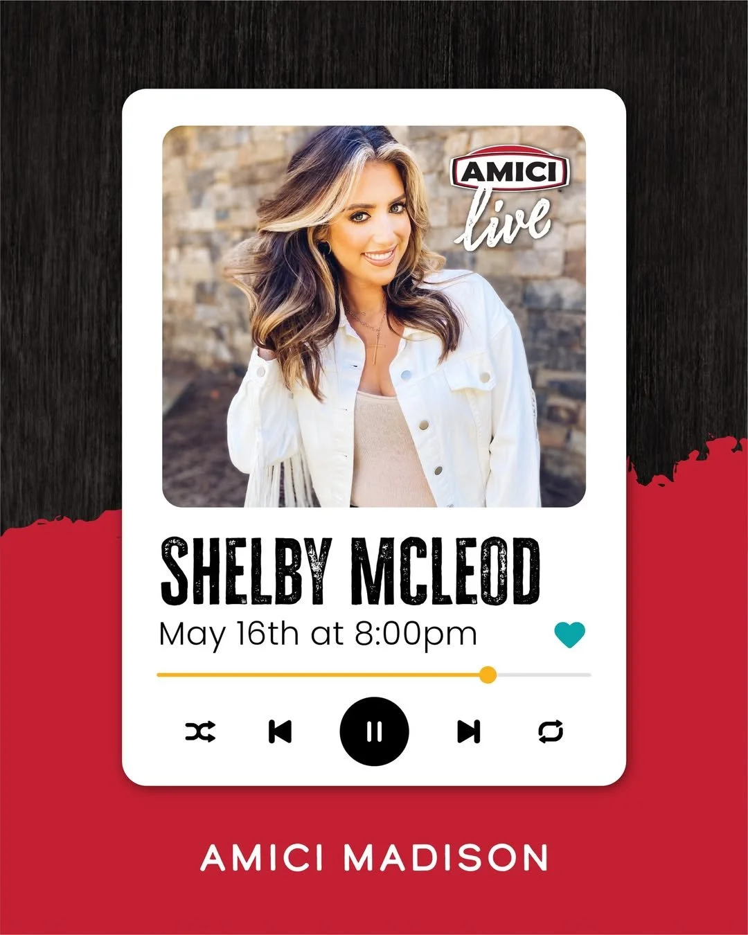 AMICI Live : Shelby McLeod