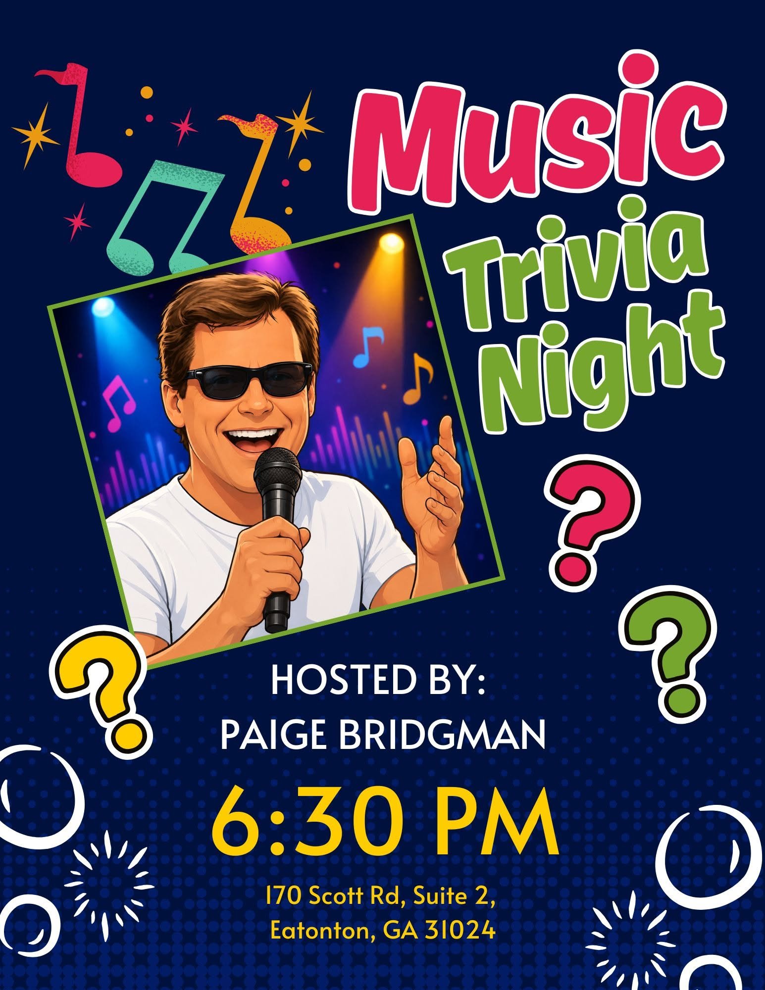 Music Trivia Night with Paige Bridgman