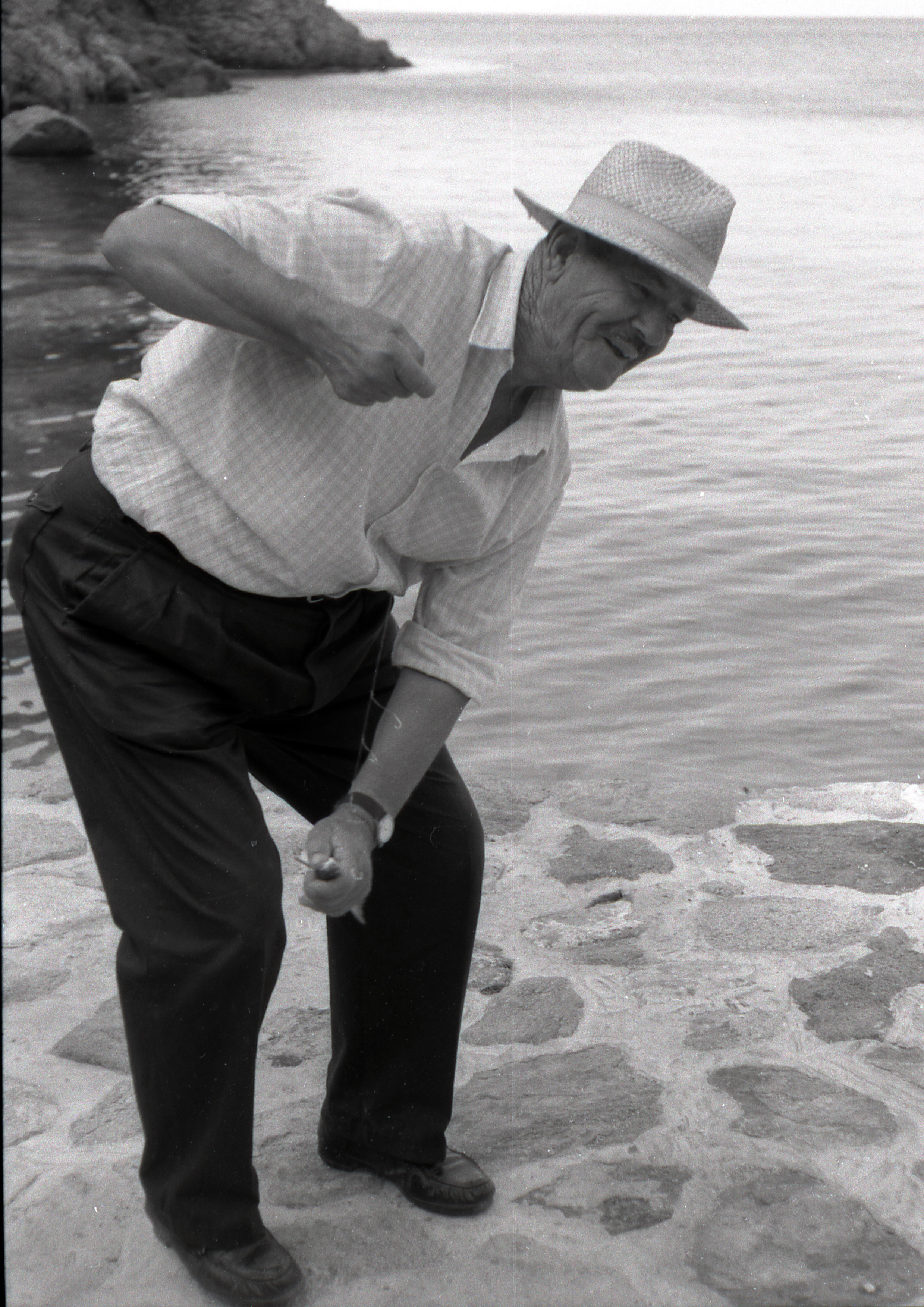 Man with catch, Mt Athos