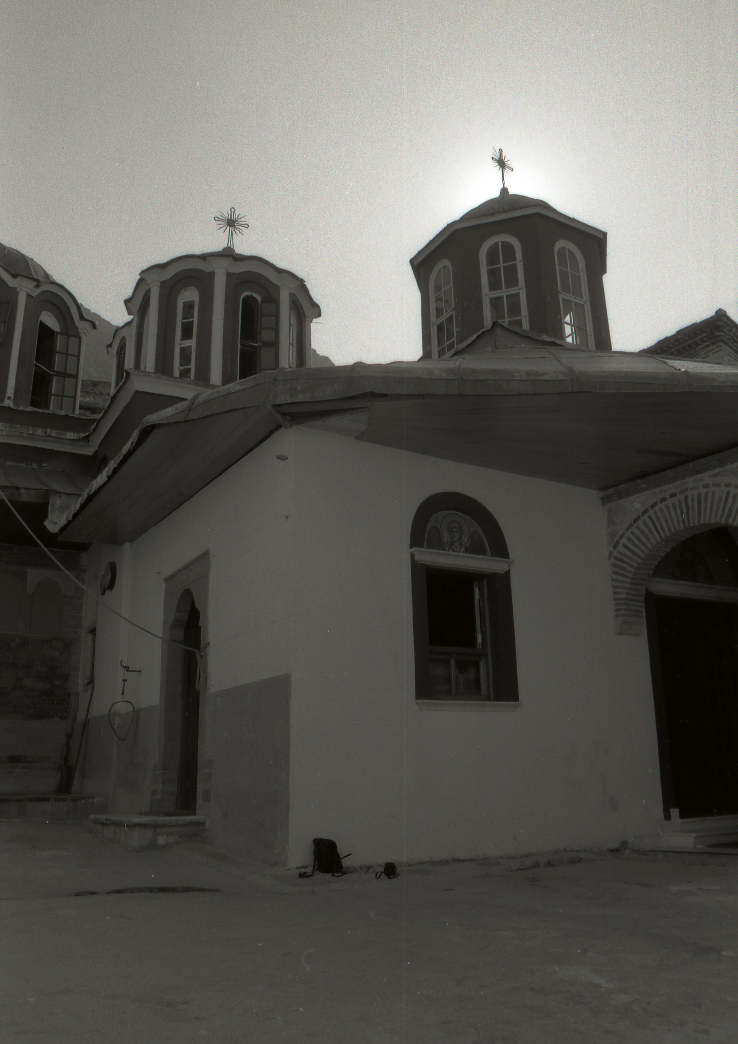 A monastary on Mt Athos, Greece