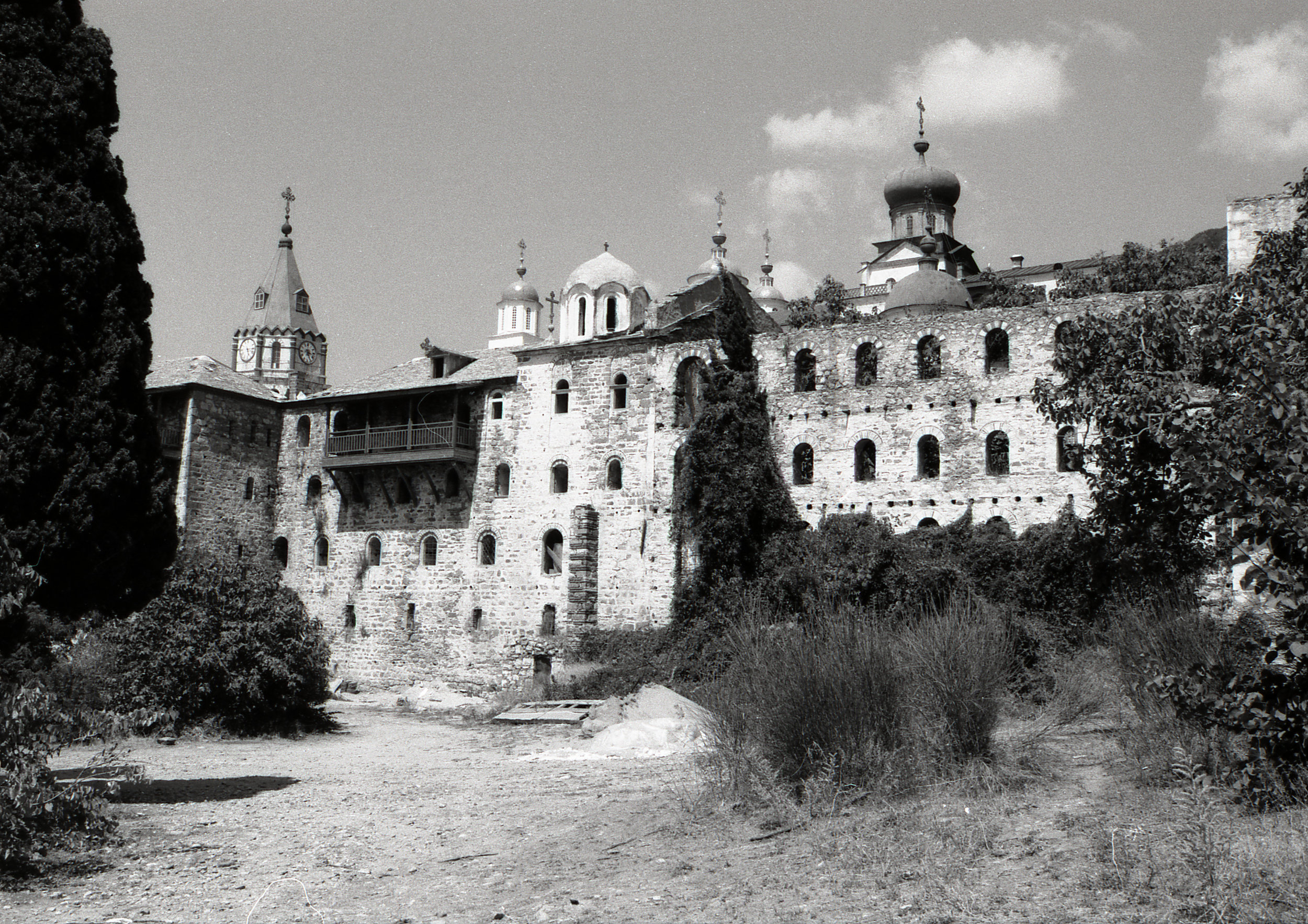 A monastary on Mt Athos, Greece