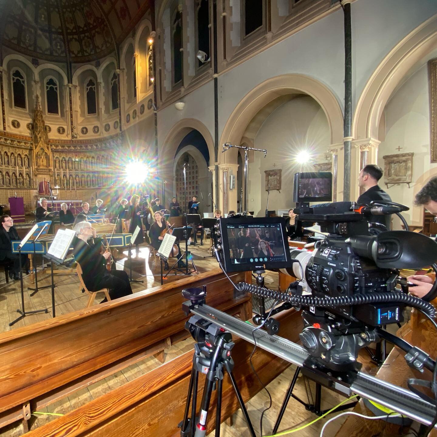 My office yesterday and for the next couple of days. What a privilege. #bach @positivenotefilms @dannymacgregordb