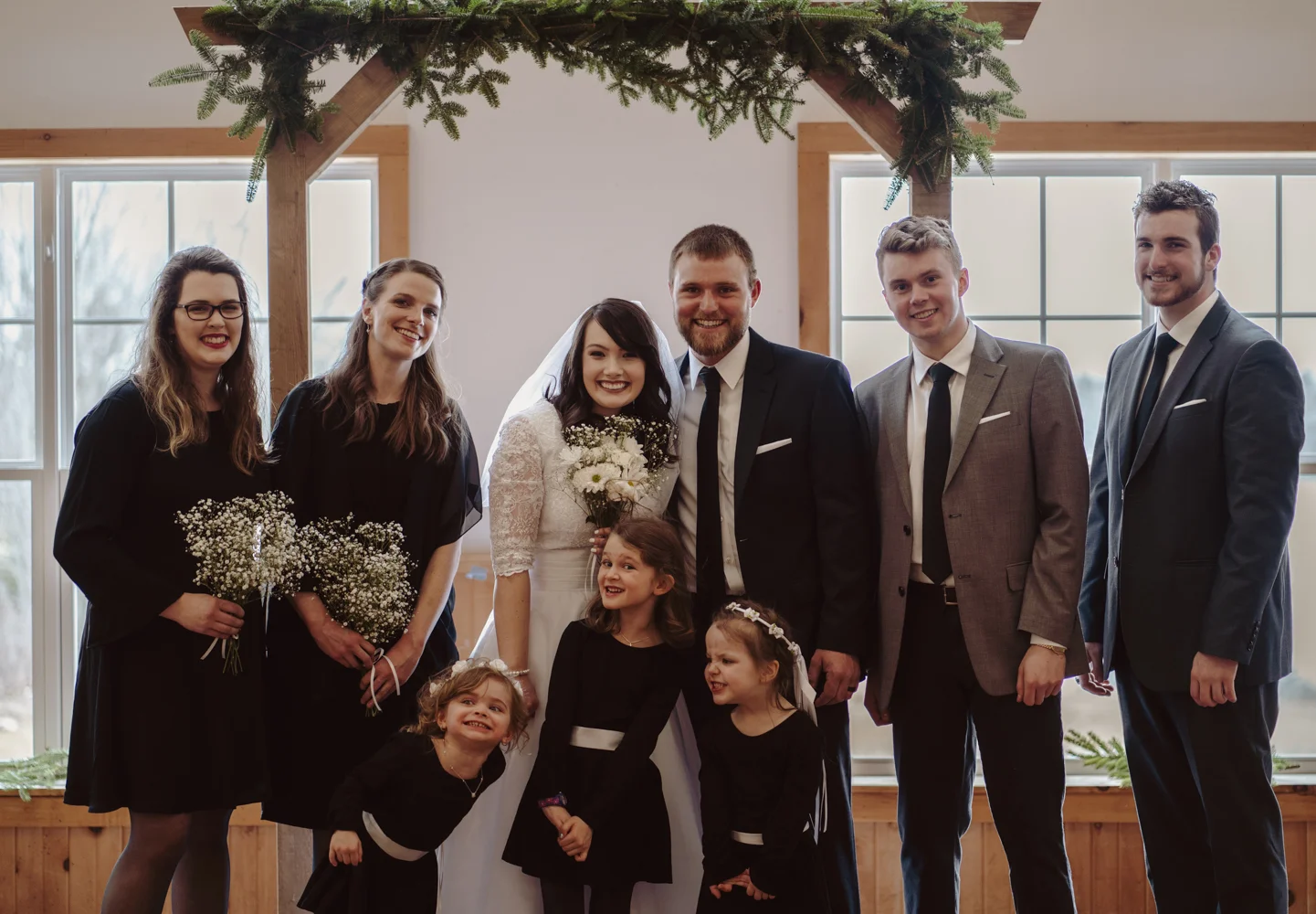 The real MVPs — our wedding party.