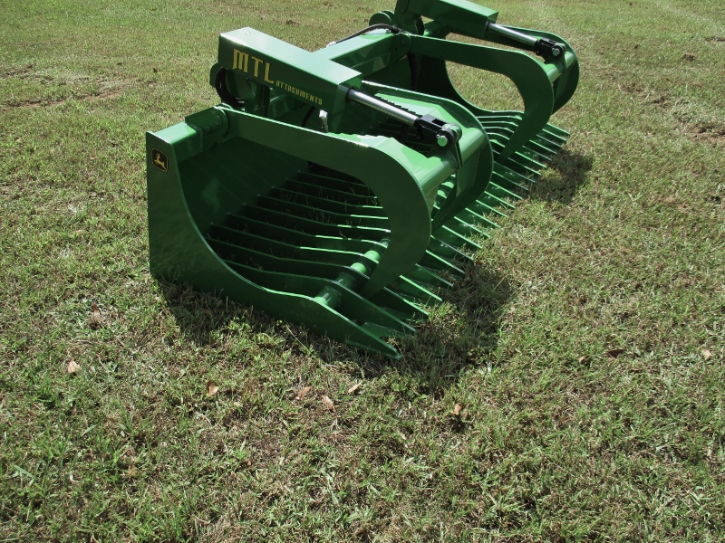 MTL RK3 John Deere RockRootDemolition Grapple JD Mount or Euro style