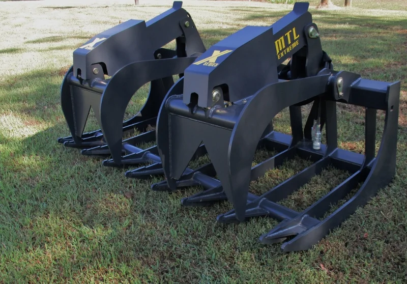 NEW MTL X Series Root Grapple Tractor Mount John DeereGlobal EuroQuick Attach — MTL Attachments