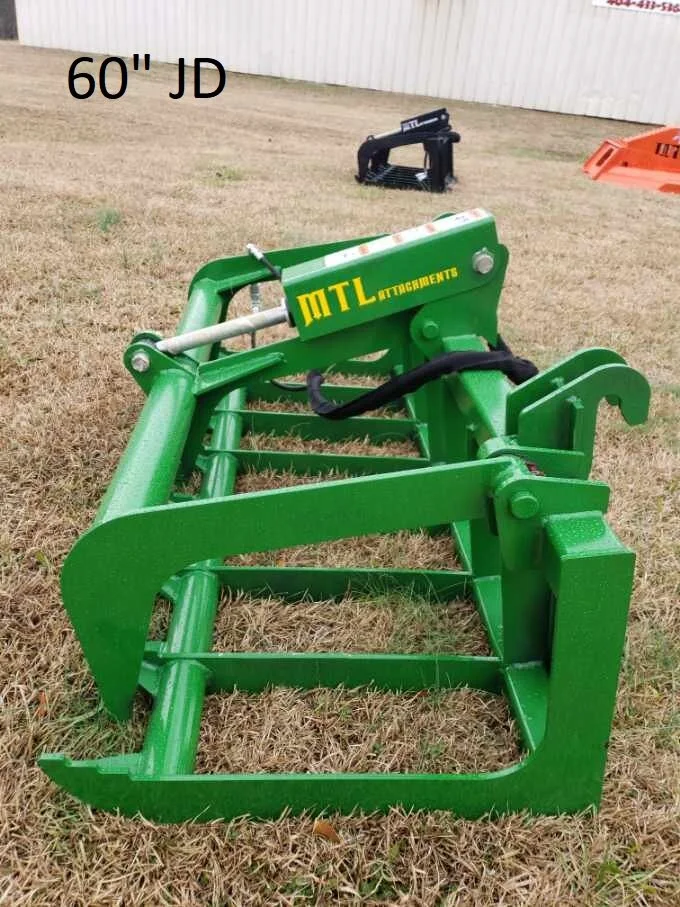 MTL Attachments 2020 model John Deere 60" SC Root Grapple for Compact