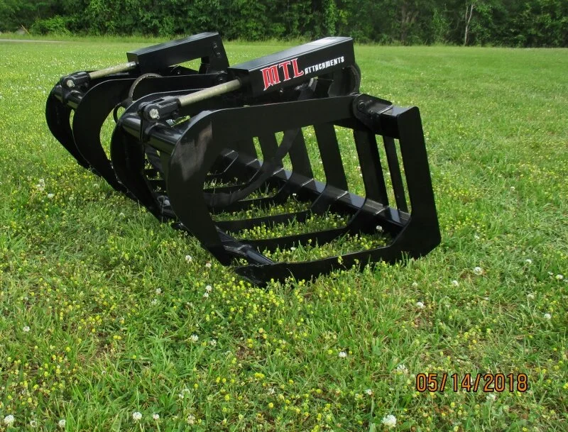 MTL Attachments HD Style Root Grapple Buckets 3/8" Steel upper and