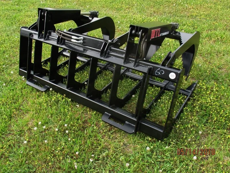 MTL Attachments HD Style Root Grapple Buckets 3/8" Steel upper and