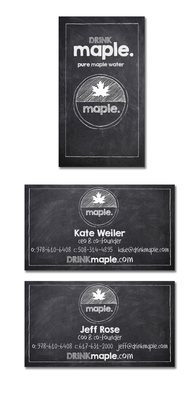  DRINKmaple business cards 
