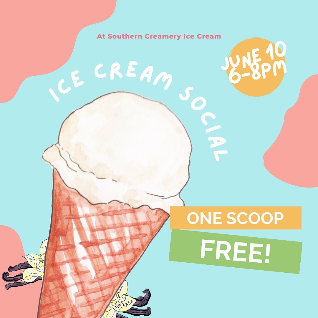 Who likes free Ice Cream?!! On June 10th, we will be partnering with Southern Creamery Ice Cream in Goode to do an Ice Cream Social from 6-8. Riverside Church will have face painting for kids as well as other yard games. Free ice cream is courtesy of