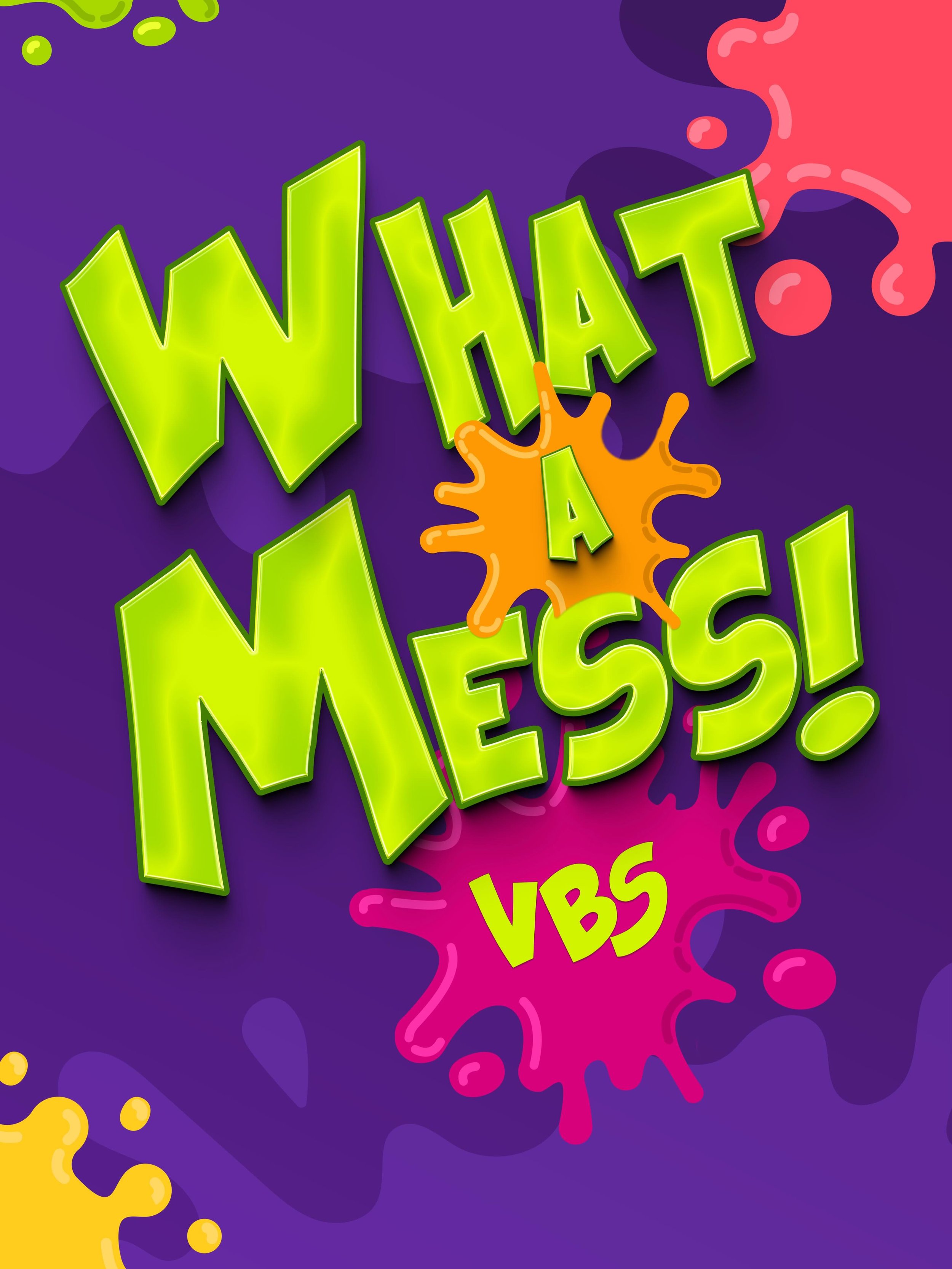 Jesus loves messy people! 

Join Riverside Church for a fun and mess-filled VBS as we learn how Jesus loves us in our mess. 
For ages 2- 10. 

June 25- June 27 6:00-7:30 PM and June 28 at 10:30 AM.

Sign Up Link in our IG Profile