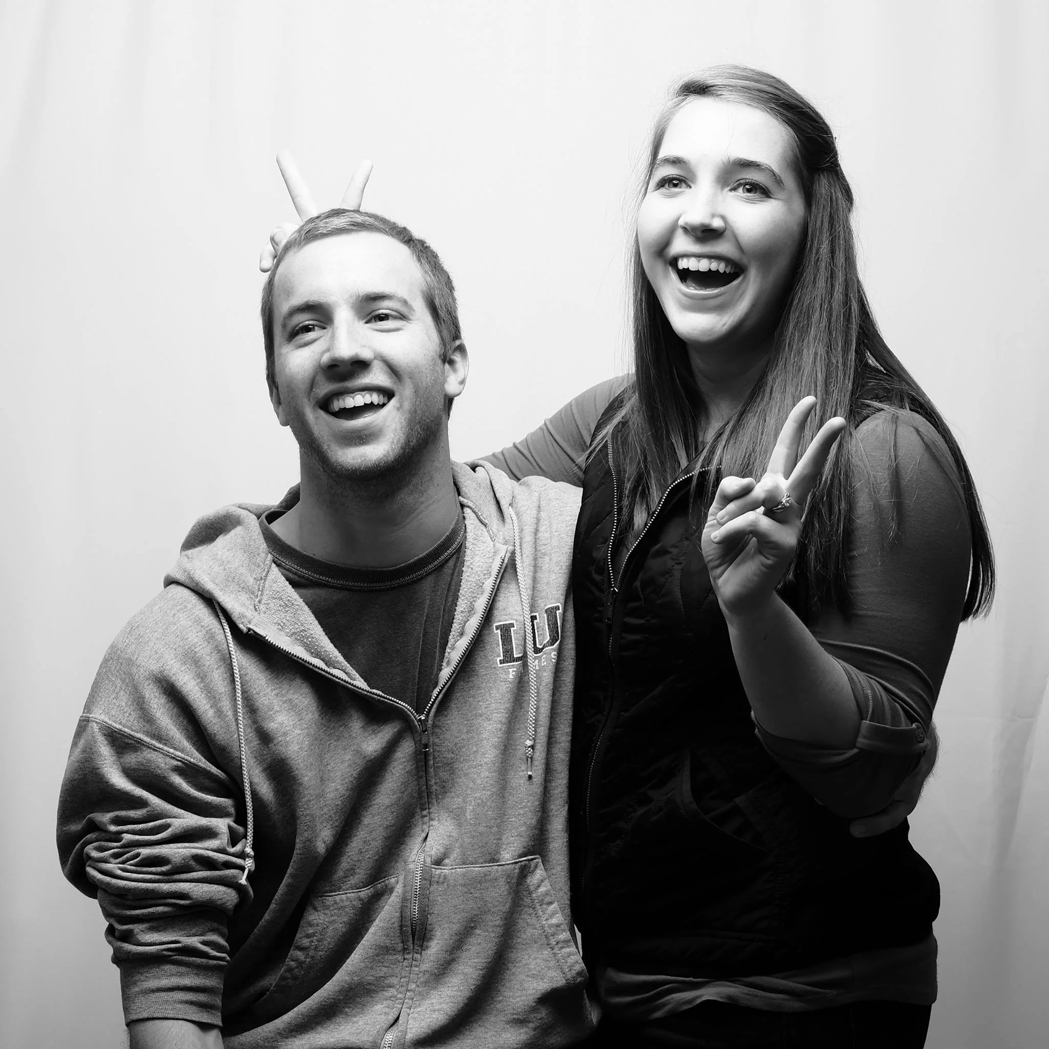 Josiah and I at the basement studio of Joel (my old coworker and boss at LU Photography) and Janine Coleman's house, October 2016.