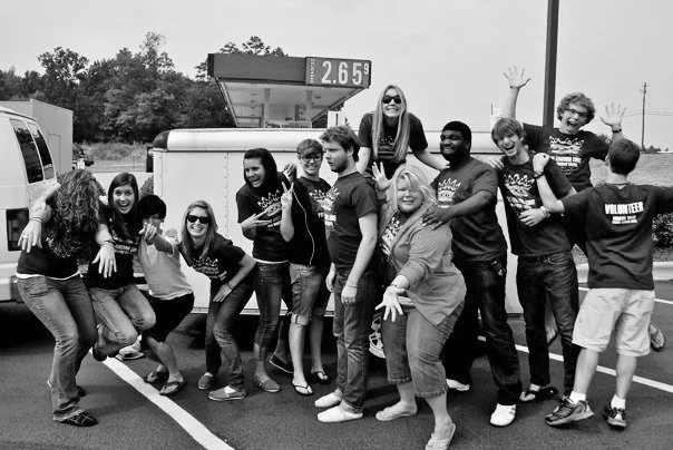 I was part of a traveling ministry team, playing electric violin and acting in dramas from September 2010-December 2013. These people were my closest family! That's me at the top....with blonde hair!