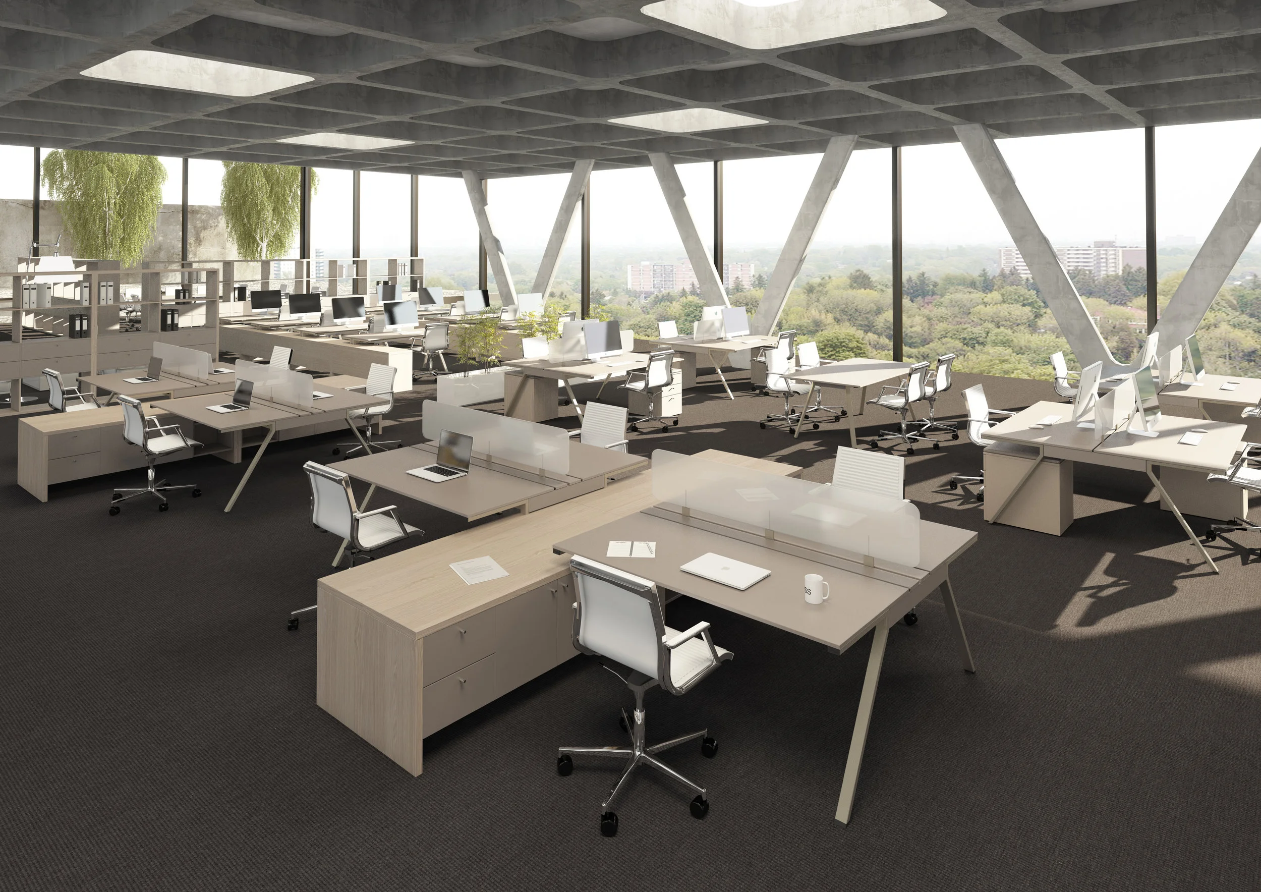 Office Furniture / 3d Visualization Project