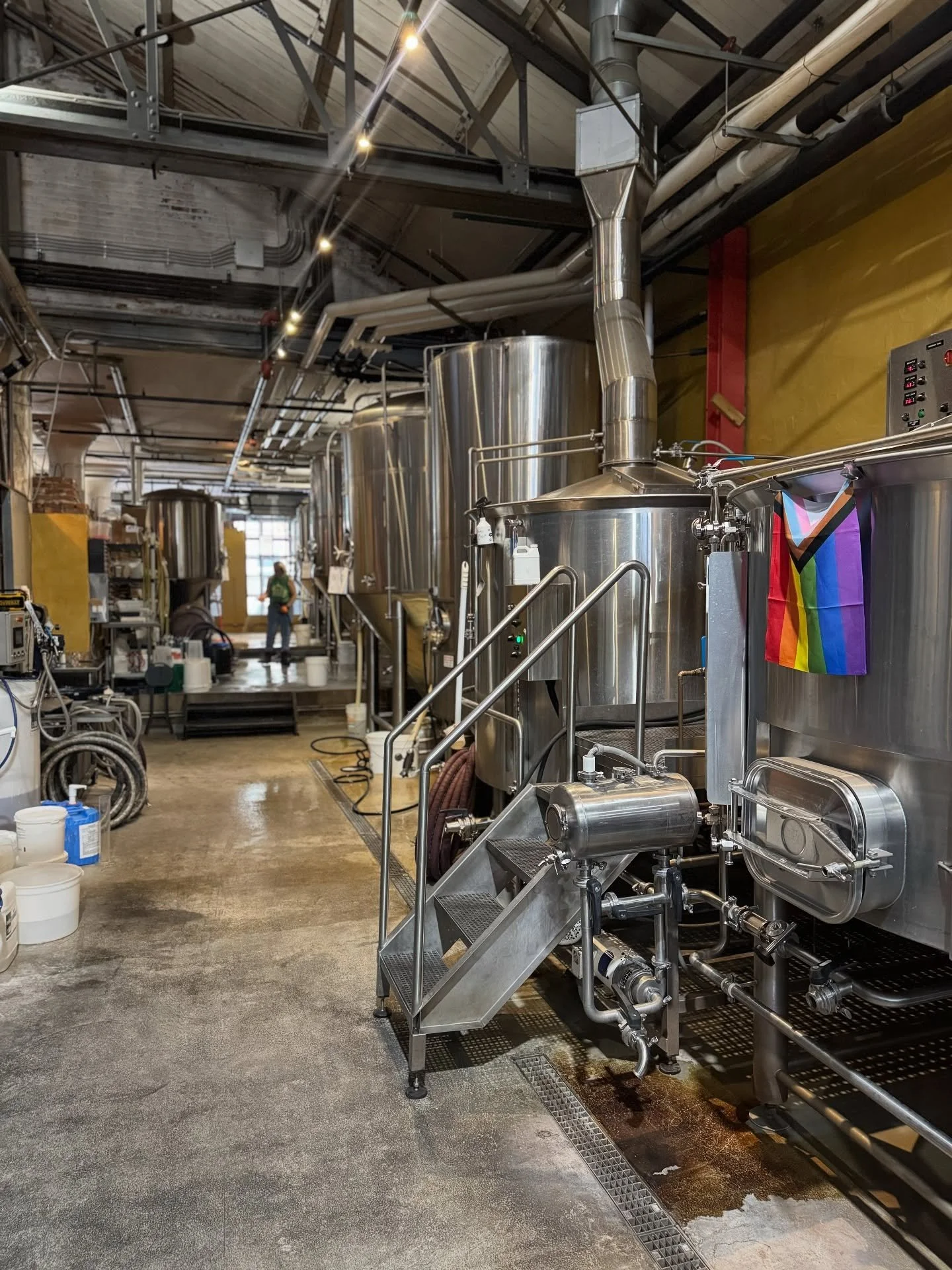 To whoever stole our Pride flag: 🌈🎉❤️🪩🧡🦄💛💎💚🕺🏽💙👑💜🫧✨💋 (long post ahead)

I never gave this a second thought. We&rsquo;re a women-owned brewery in the middle of Philadelphia. We love our queer staff and community members. There are deep q
