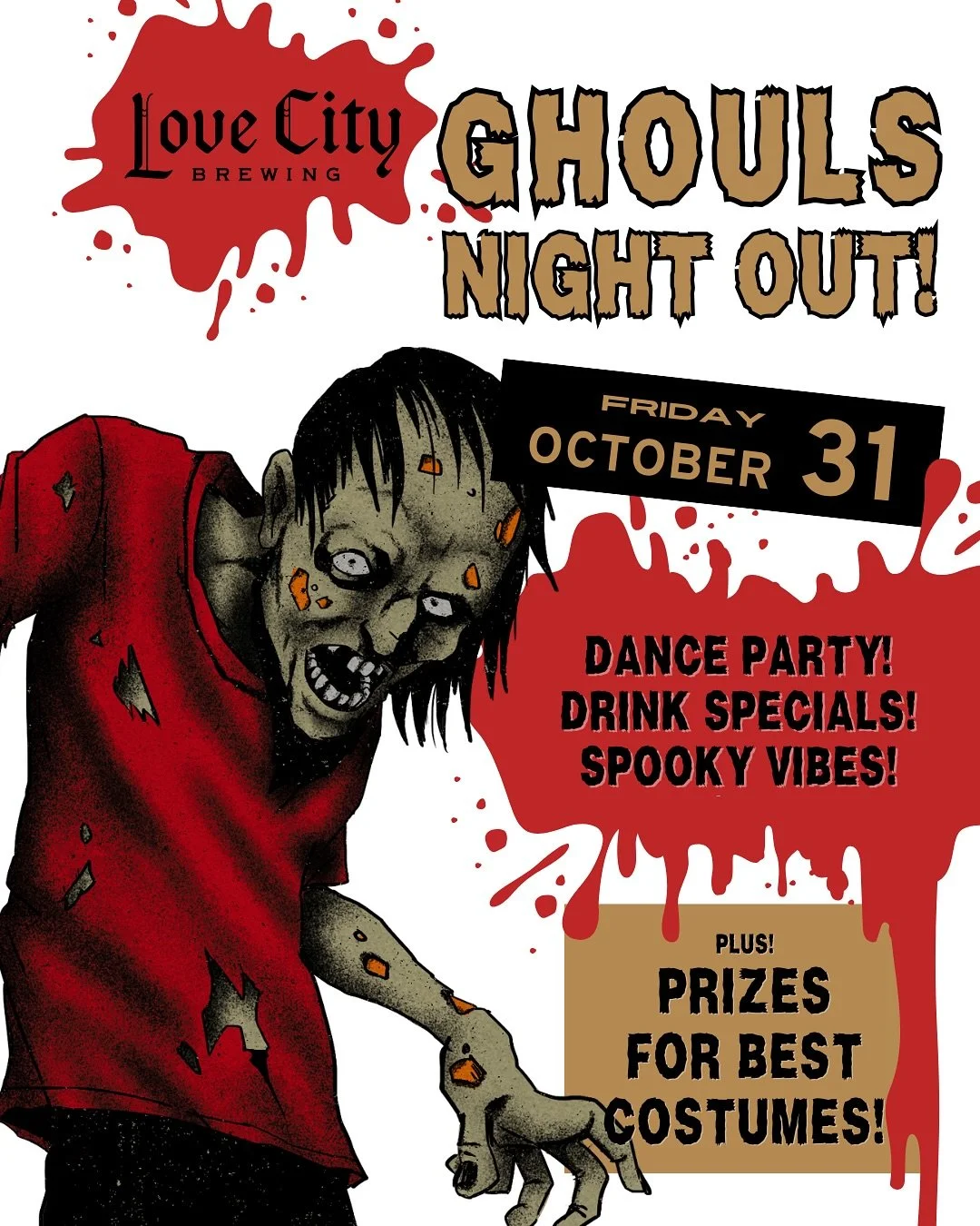 🚨EVENTS THIS WEEK! In addition to our weekly free events, we have:
🧟 Ghouls Night Out Halloween Party: Friday, Oct. 31 at 7pm. FREE to attend! More info at the link in our bio
🎶 Live music in the brewery: Saturday, Nov. 1 at 7pm. Featuring @future
