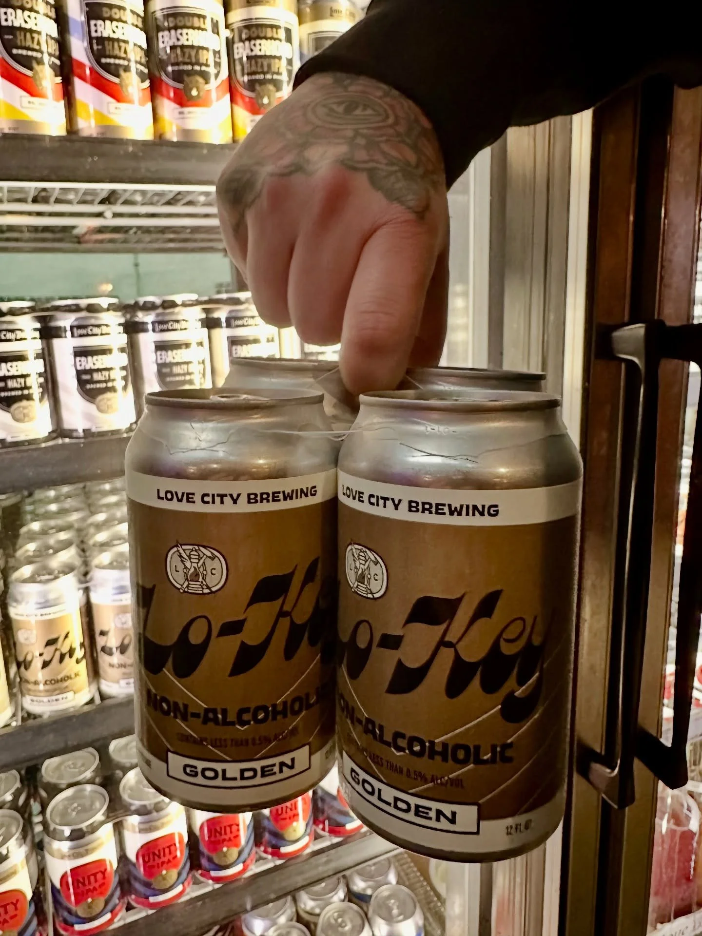 Big news for the NA-curious, the sober-ish, and everyone in between ✨🍺 Our Lo-Key Golden (non-alcoholic beer) is officially out in the wild and now available at bars, restaurants, and grocery stores around Philly!
And yep &mdash; we&rsquo;re the fir
