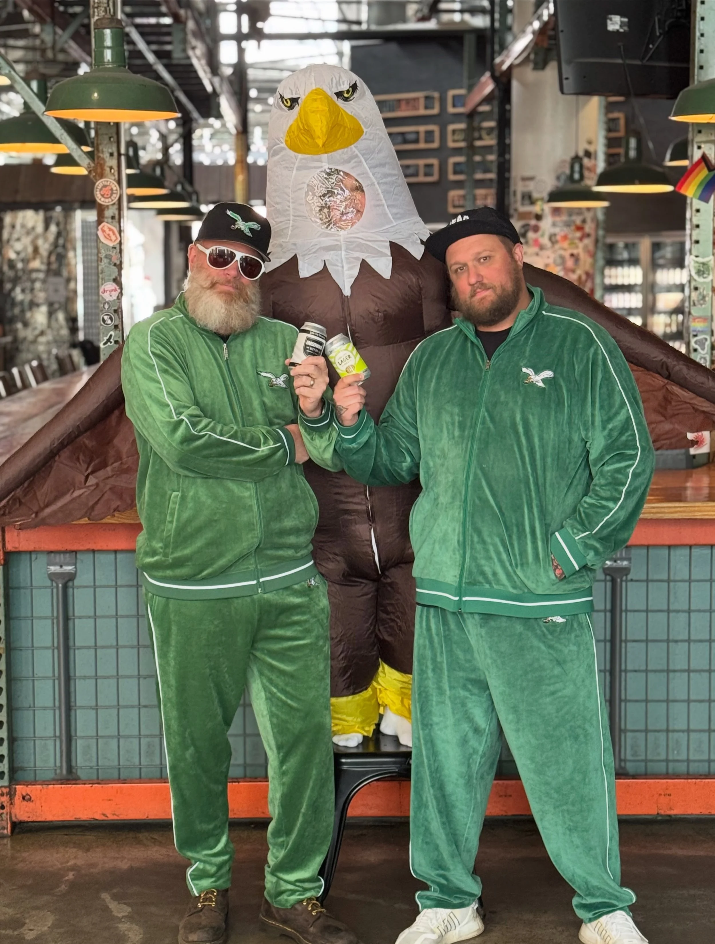 Eagles game watch parties are BACK 🦅🍻 and let&rsquo;s be clear &mdash; this is not just a &ldquo;sit here and watch the game&rdquo; situation. This is a whole vibe, and it starts on Sunday, Sep. 13.
Every touchdown, we play the fight song and spin 