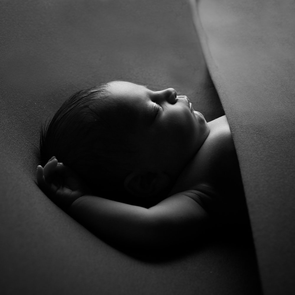 Sleepy silhouette. Emily Miller Photography, home studio in Chelsfield, Orpington, London Borough of Bromley BR6
