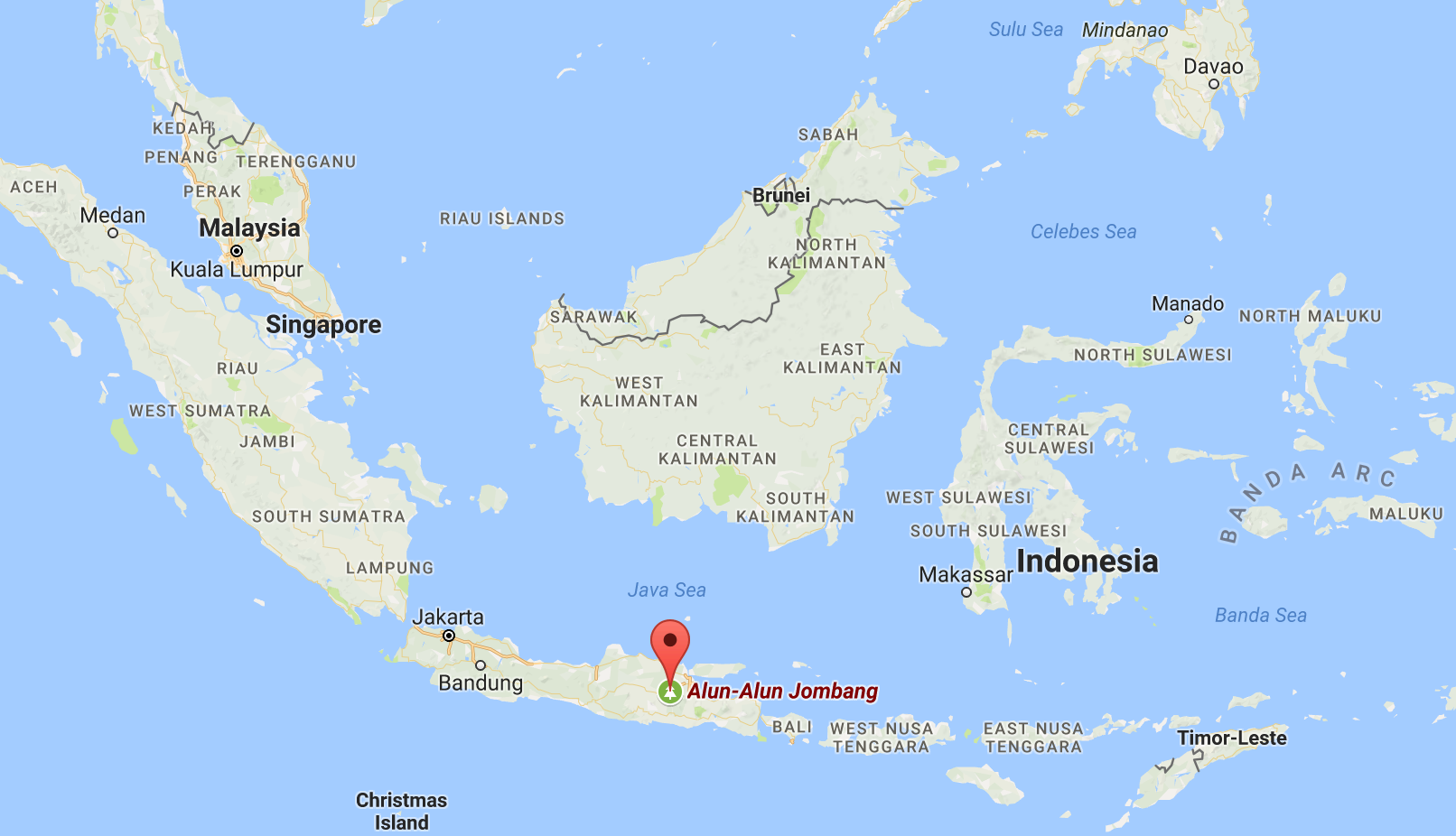 Pesantren Tebuireng school is located in the town of Jombang, about 500 miles east of Jakarta. 