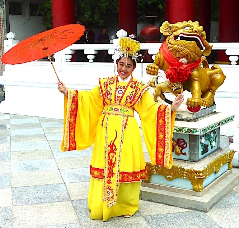 A young Indonesian woman in a Chinese dress. Photo by Paul Marshall.