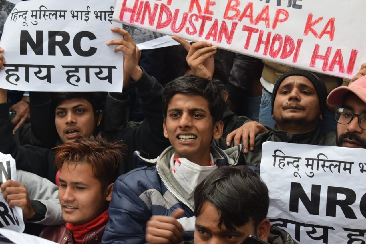 Delhi police attack students protesting citizenship law that excludes Muslims