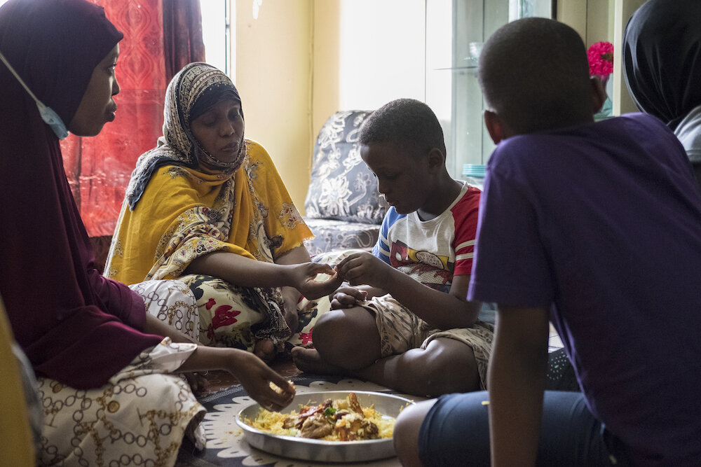  “In our Somali culture we help each other. If anybody needs something, for as long as needed, we help. Fartoun is a single mother who came to Malaysia two and a half years ago with her 5 children, she helps the students that she shares the apartment