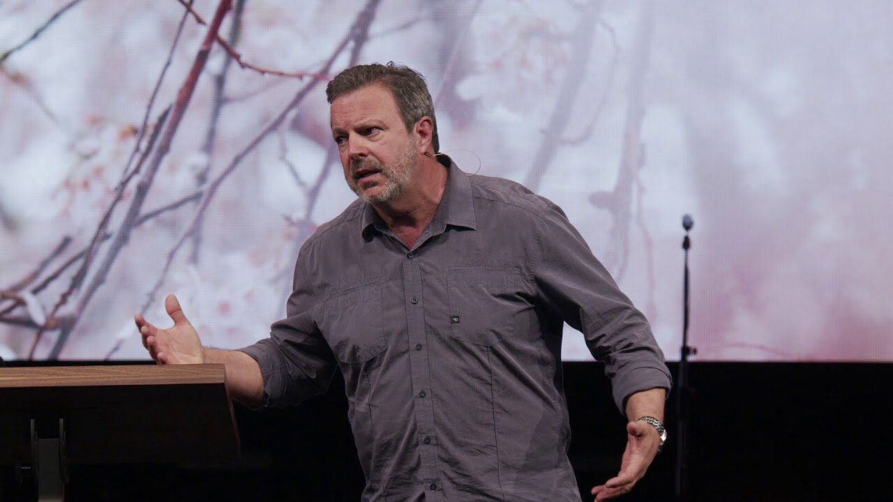 Kris Vallotton, preaching on Bethel TV, the megachurch’s online streaming service, in 2019.