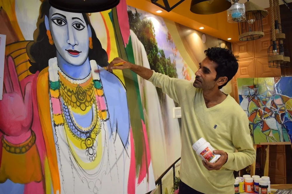 Indian Muslim Artist Seeks To Reinvent Syncretic Spaces