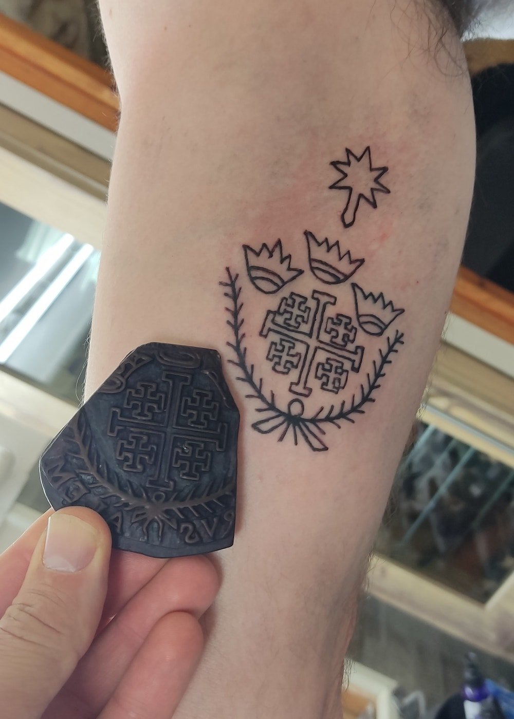 Getting a medieval tattoo in Jerusalem