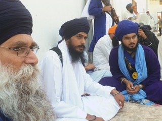 Amritpal Singh with his associates 