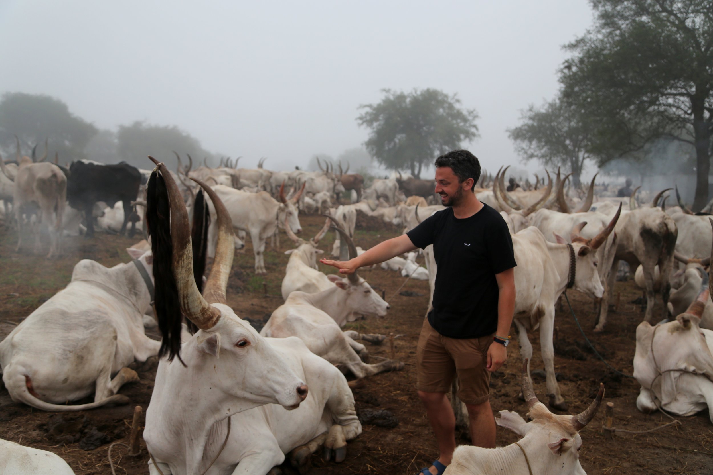  Daniel Herszberg in Mundari Cattle Camp, South Sudan