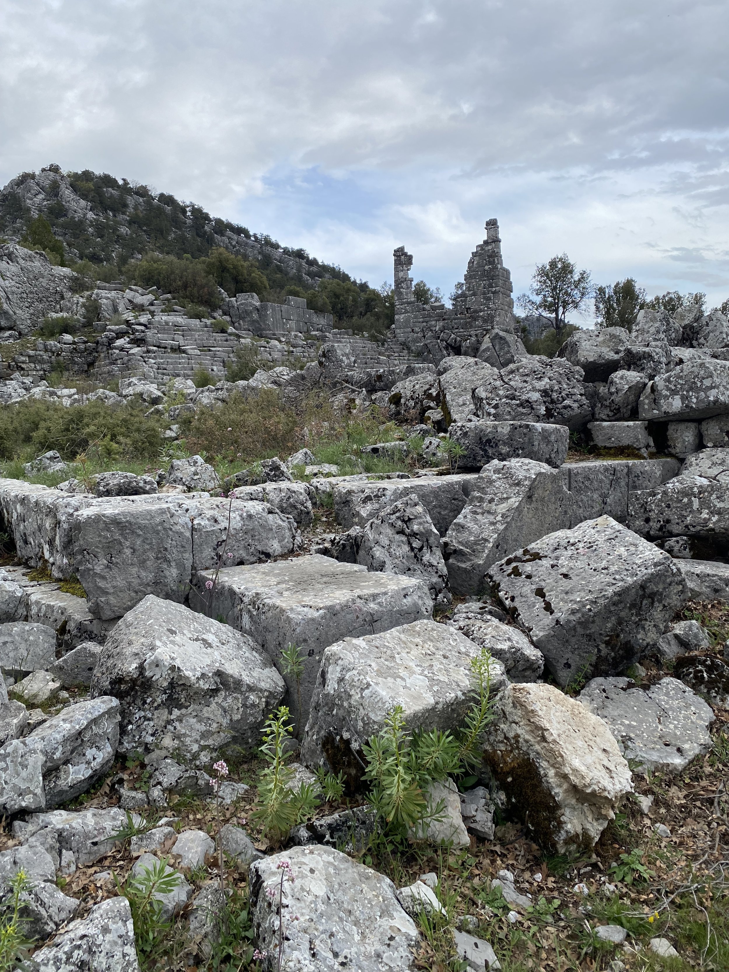  Unexcavated ruins at the city of Adada, along the first century Roman road between Perga and Pisidian Antioch.
