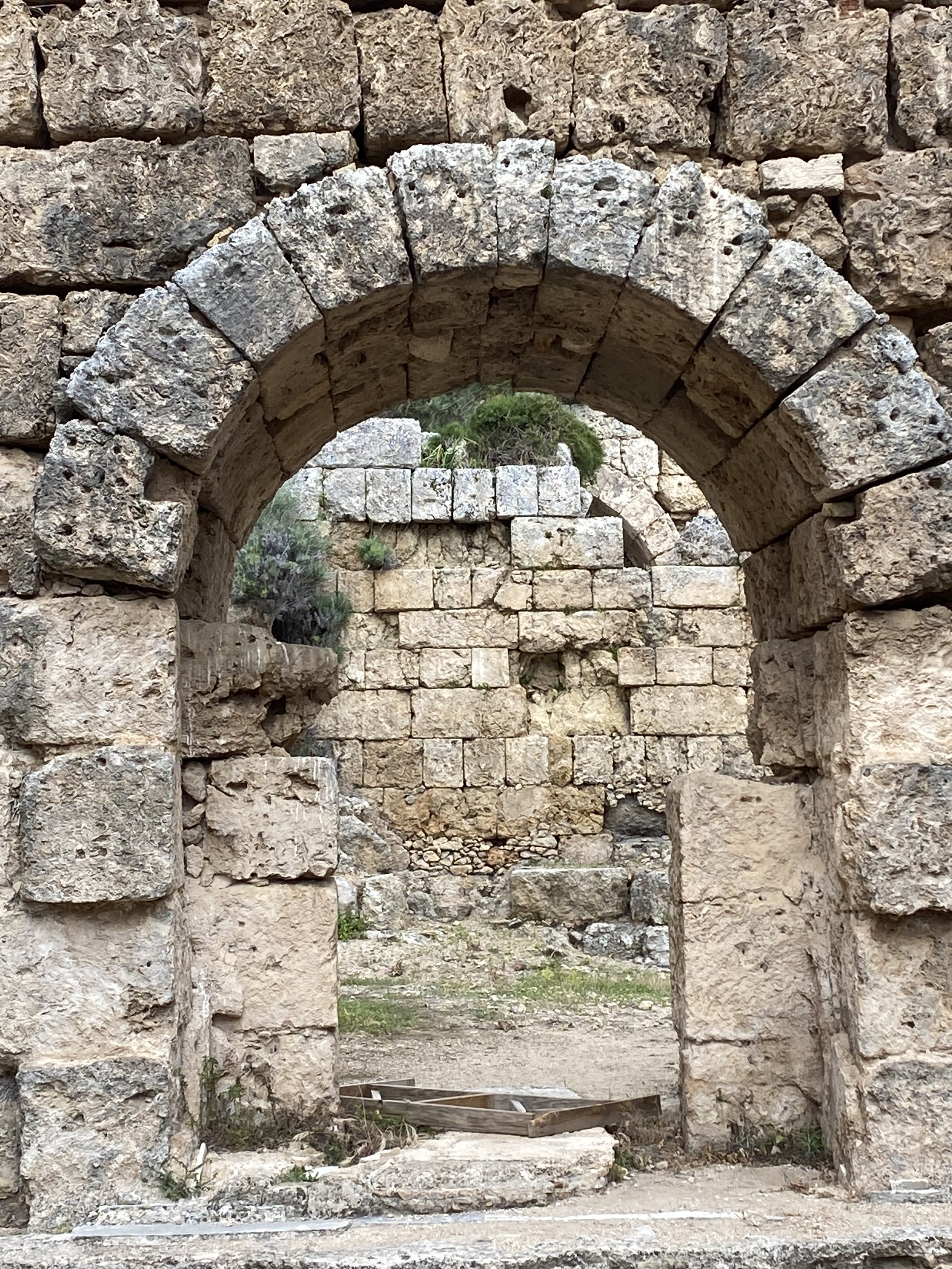 Ruins of the important city of Perga, where Paul began his first missionary journey.