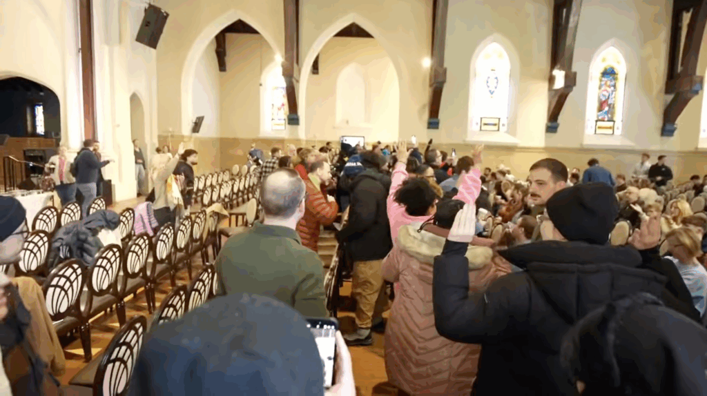 Court Filing Shows Worshippers ‘Terrorized’ During Anti-ICE Protest