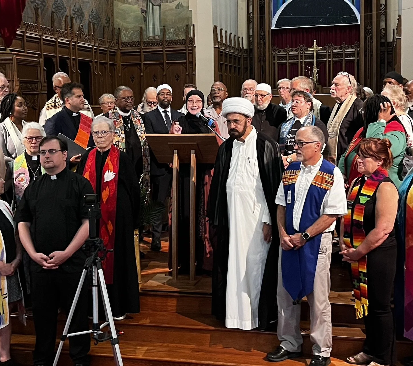 ‘Standing For Human Dignity’: Faith Leaders Urge Officials To Protect Midterm Elections