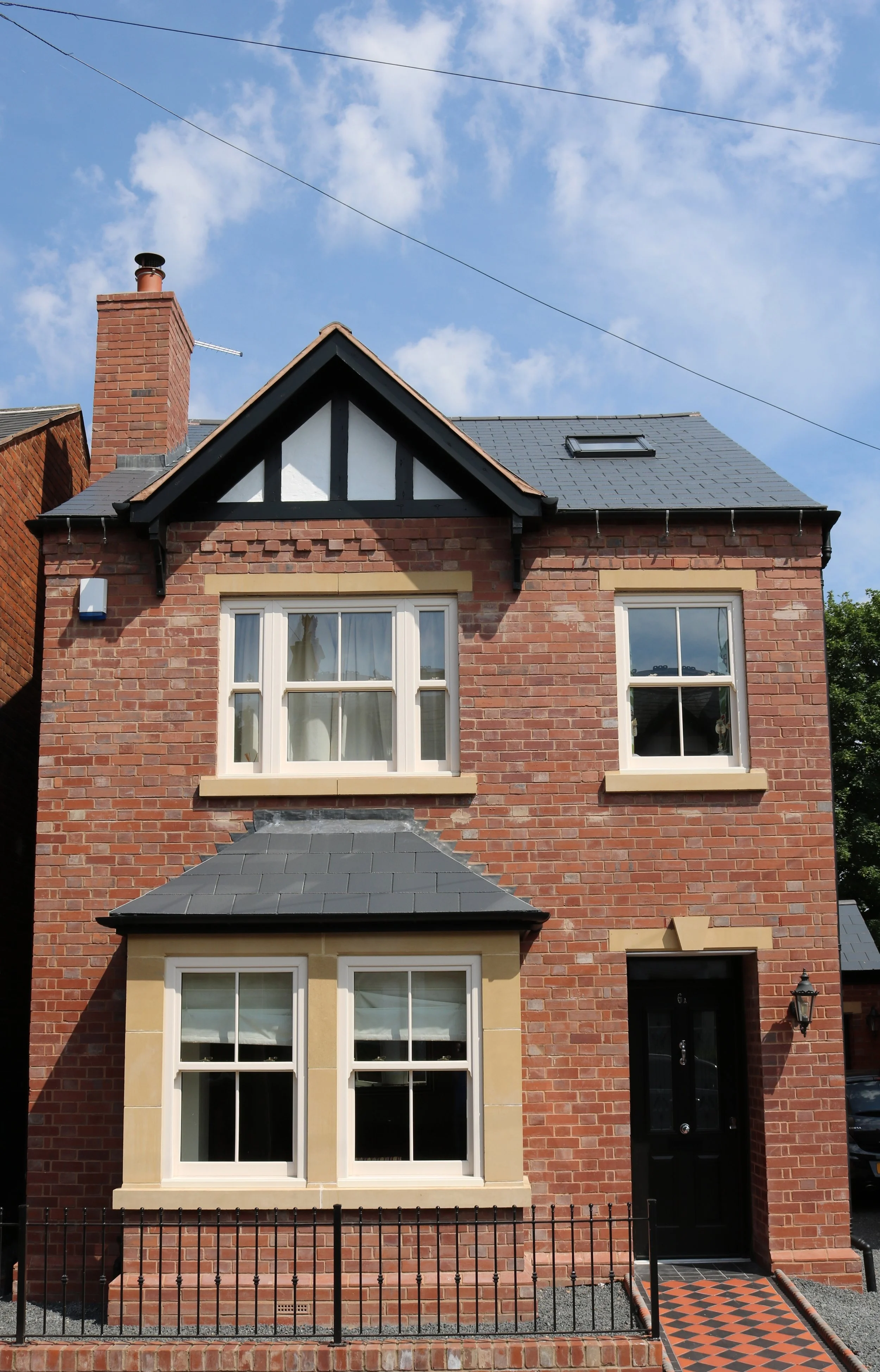 sensitive new build dwelling within the historic old quarter of Stourbridge, West Midlands