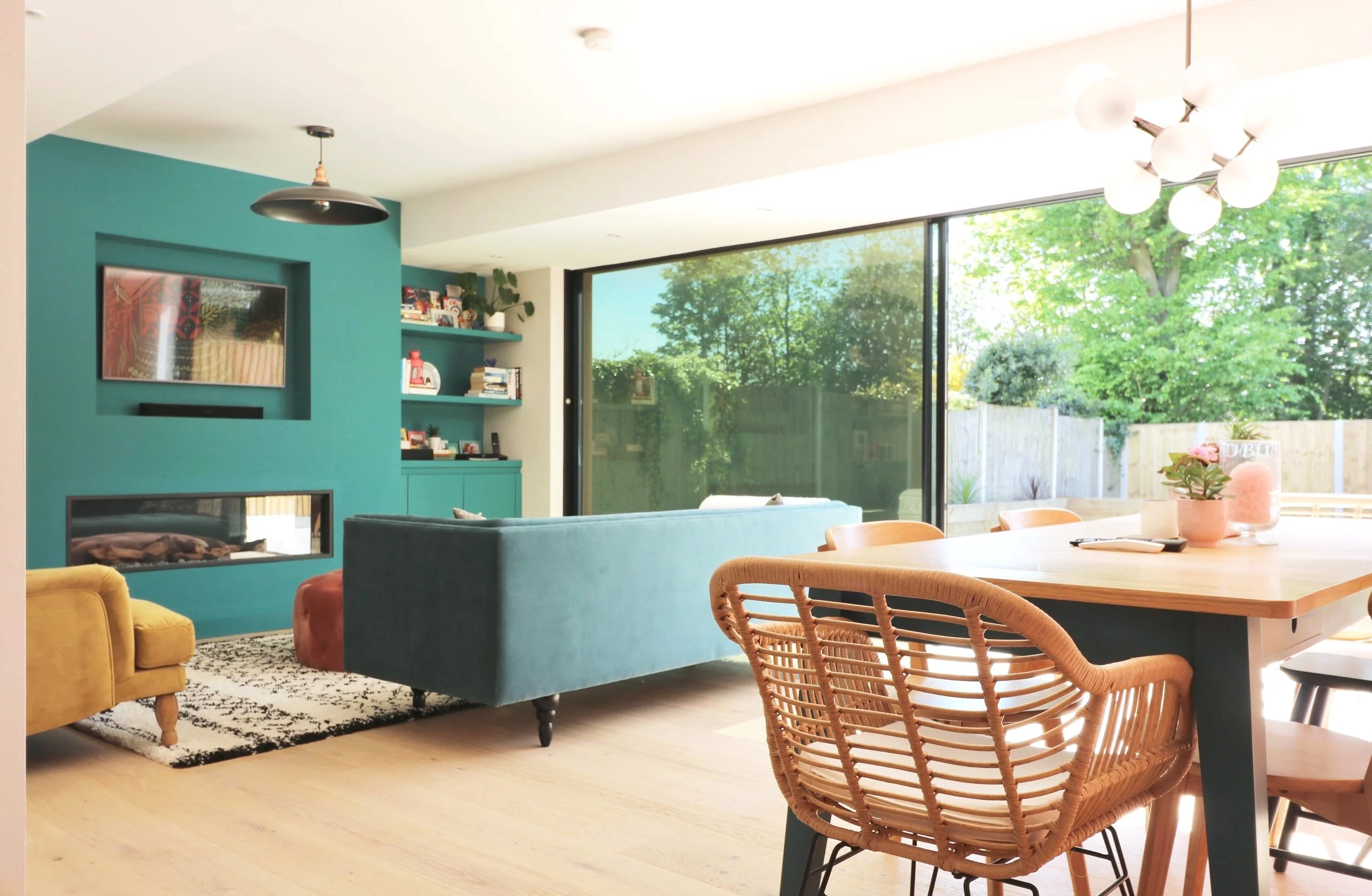 cedar clad rear extension with internal layout alterations and updates to front elevation to property in Penn, Wolverhampton. The result is a crisp, modern external appearance combined with a comforta