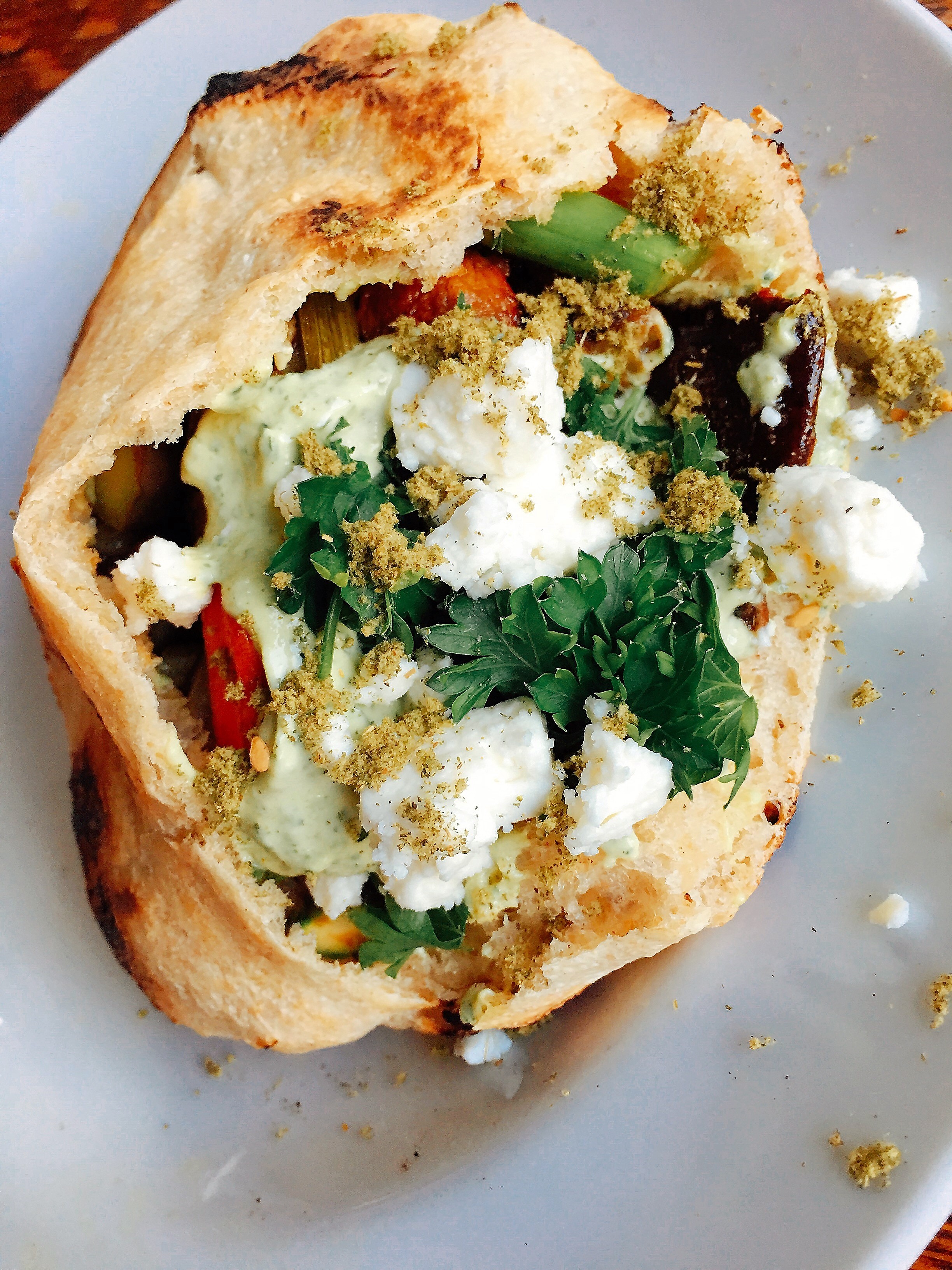 Stuffing the Pita