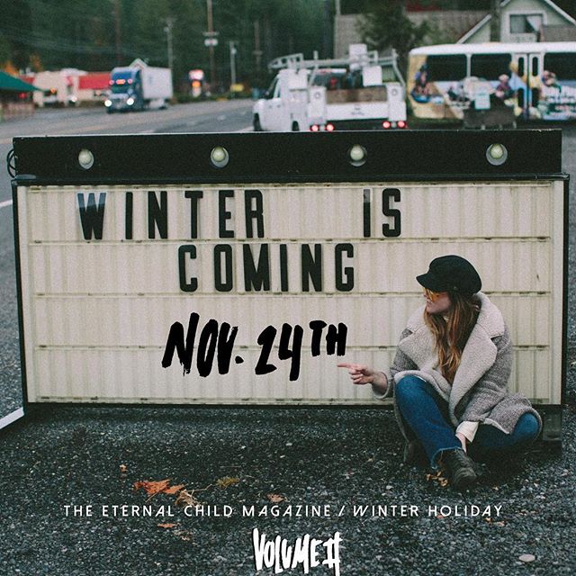Winter is coming &mdash;- Nov. 24th! With our Winter Holiday Magazine. Pre-order our limited edition print copy today! We are so excited for this second issue, we are bringing you lots of winter blues and showing you how to shop small and thoughtfull