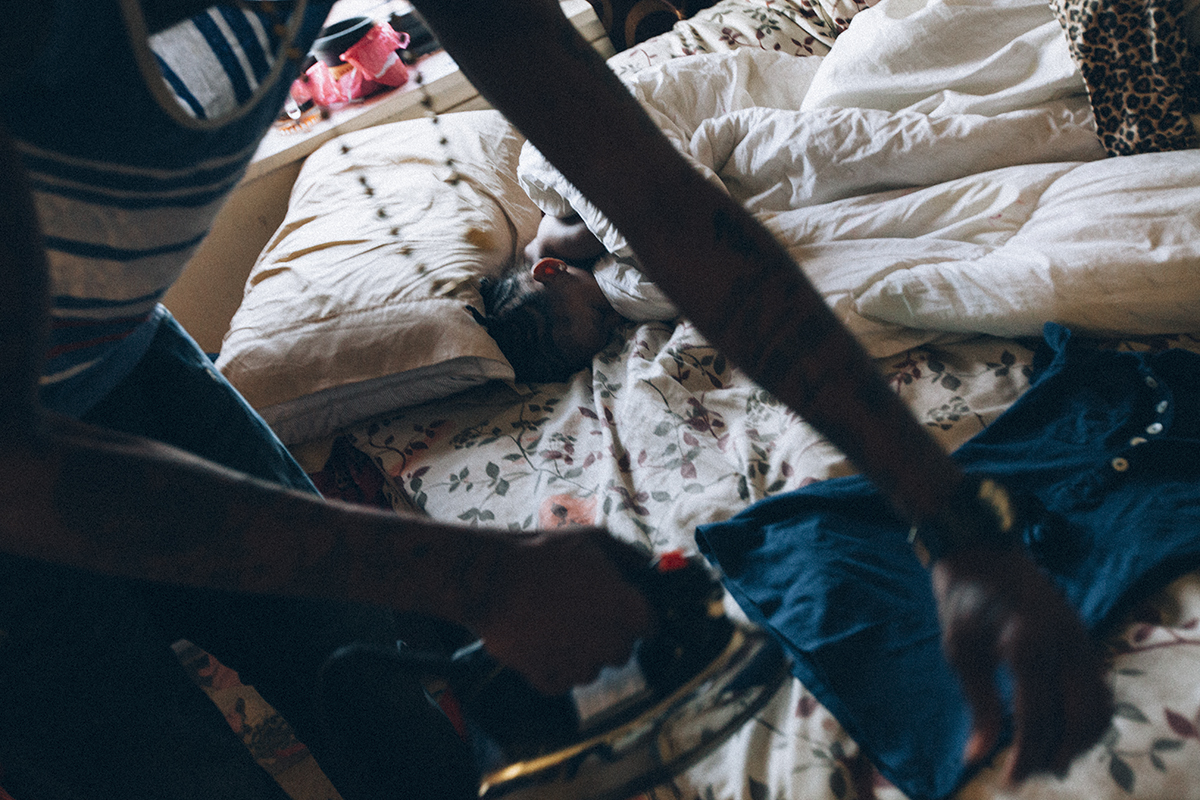 House McJunkin features the Kelvin McJunkin, his friends and family in the public housing complex, Boulevard Houses, in East New York, NY.