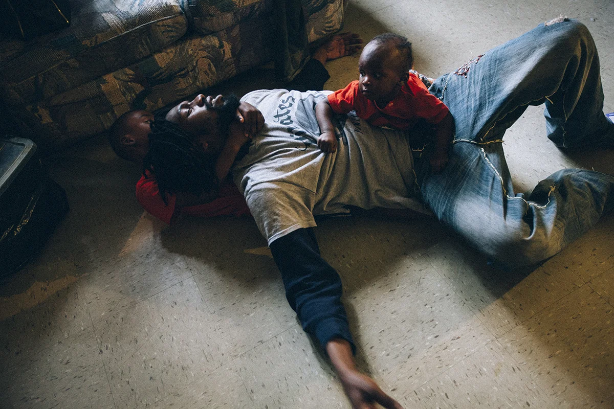 House McJunkin features the Kelvin McJunkin, his friends and family in the public housing complex, Boulevard Houses, in East New York, NY.