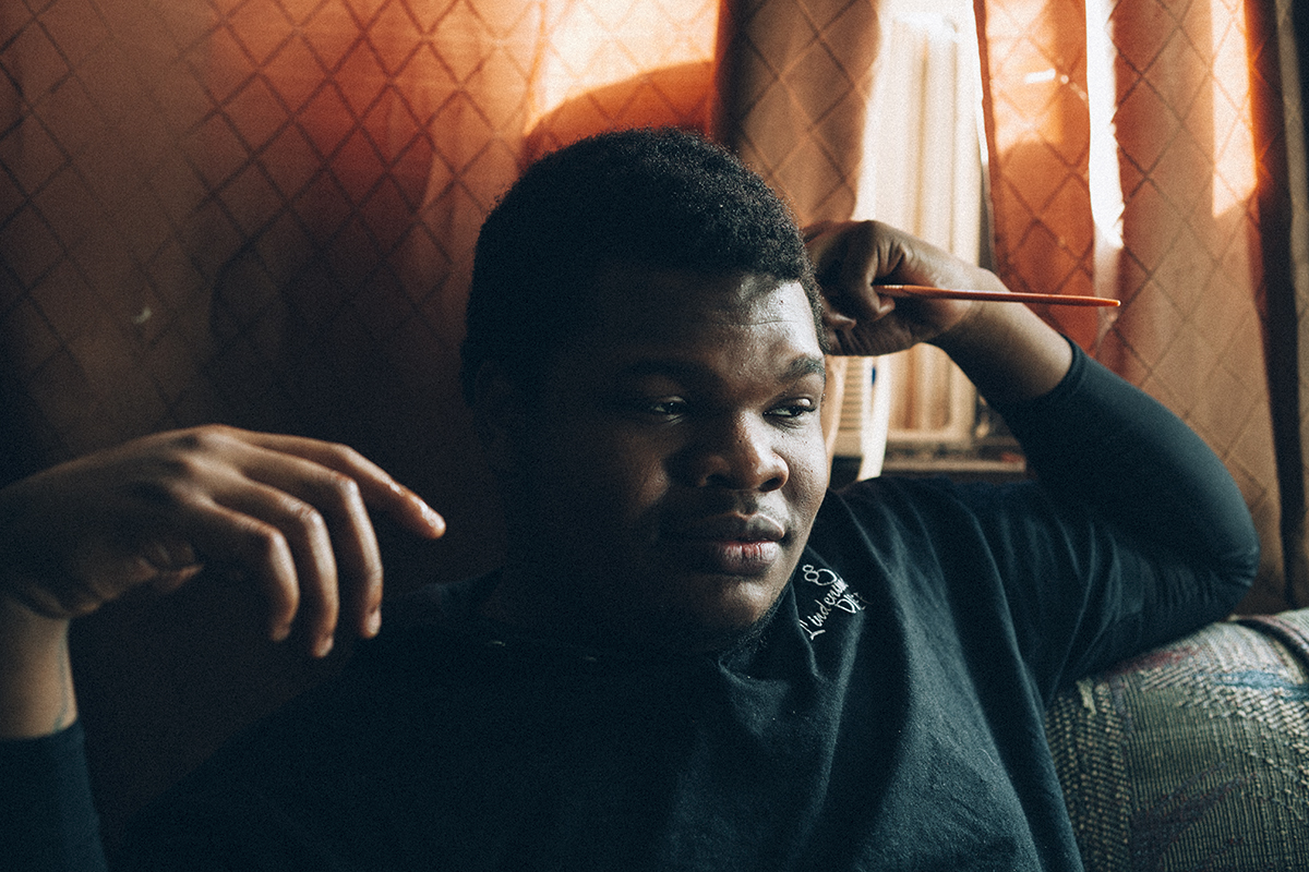 House McJunkin features the Kelvin McJunkin, his friends and family in the public housing complex, Boulevard Houses, in East New York, NY.