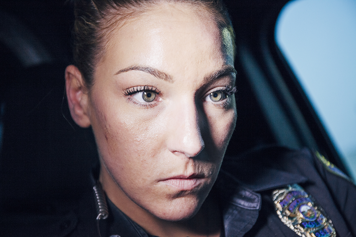 Women on Patrol, recent assignment work for A&E, features female patrol officers during ride alongs in Wilmington, NC and Stockton, CA.
