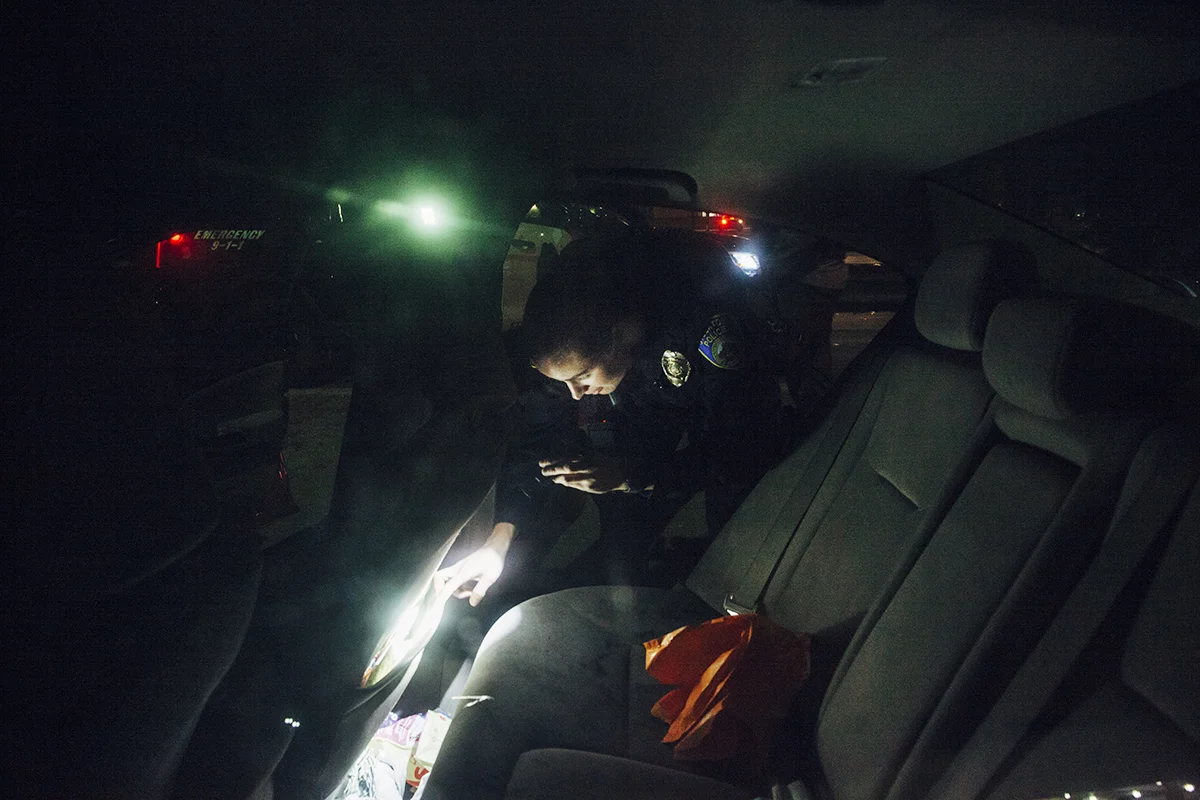 Women on Patrol, recent assignment work for A&E, features female patrol officers during ride alongs in Wilmington, NC and Stockton, CA.