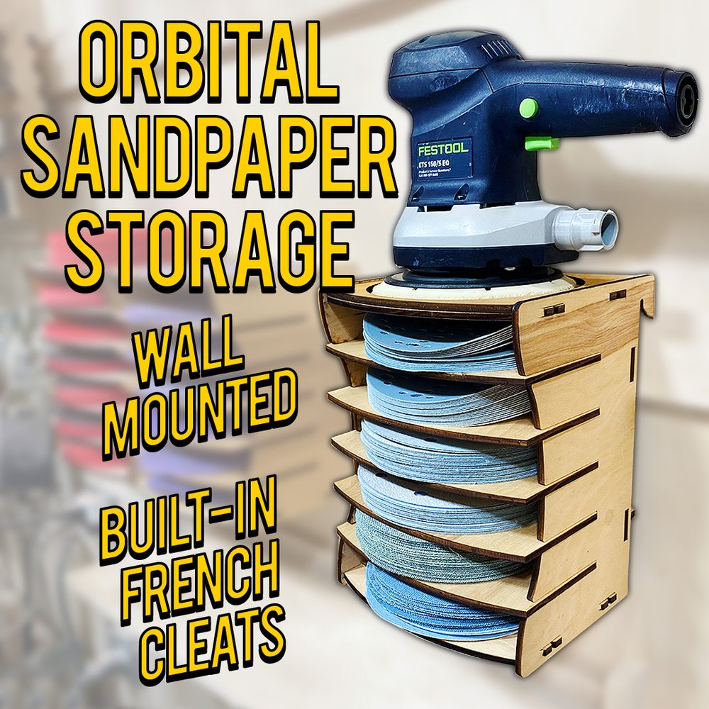 Orbital SANDPAPER Storage with French Cleat — A Glimpse Inside